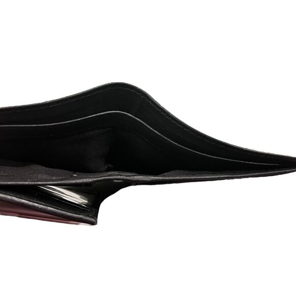 Stone Mountain Mens Bifold Leather Wallet RFID (Black) Boxed - Picture 8 of 8